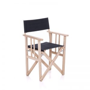 Roca Black Director's Chair - Image 3