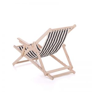 Porto Black Sun Lounger - Image 2