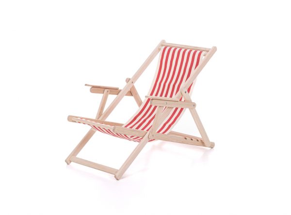 Porto Red Sun Lounger