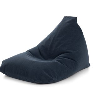 Dark Blue Sado Medium Pouf