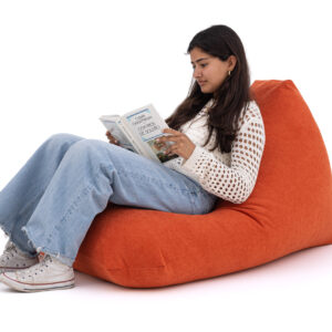 Giant Orange Sintra Pouf - Image 2