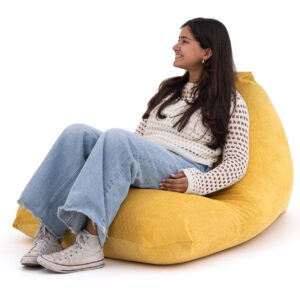 Giant Yellow Coimbra Pouf - Image 3