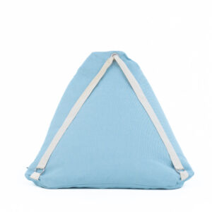 Beach Pouf Baleal Turquiose / Ecru