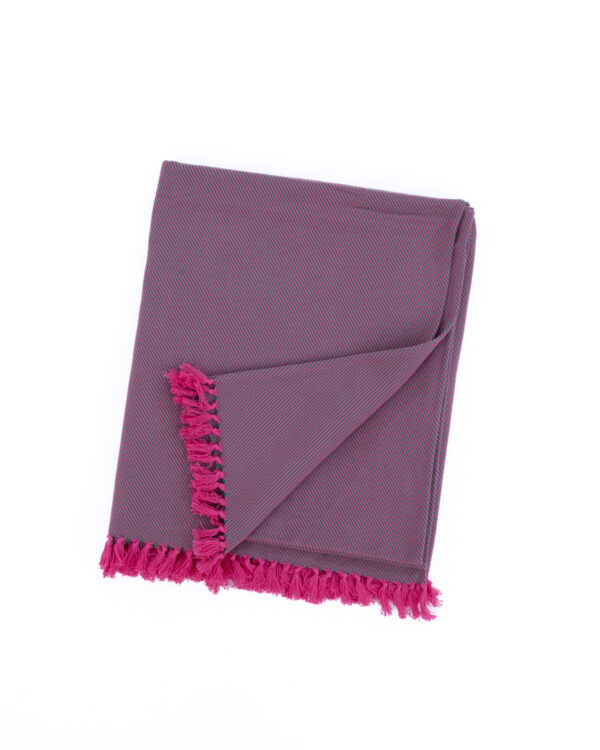 XL BEACH TOWEL BALEAL PINK / GREEN