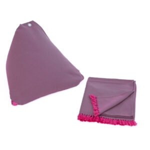 XL BEACH TOWEL BALEAL PINK / GREEN - Image 3
