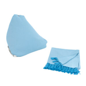 XL BEACH TOWEL BALEAL TURQUIOSE / ECRU - Image 2
