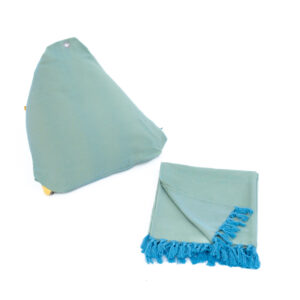 XL Beach Towel BALEAL TURQUIOSE / YELLOW - Image 2