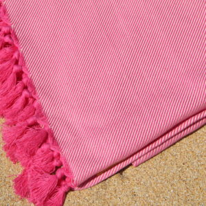 Beach Towel Baleal Pink / Ecru - Image 3