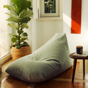 Giant Water Green Braga Pouf - Image 3