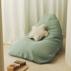 Water Green Braga Medium Pouf - Image 4