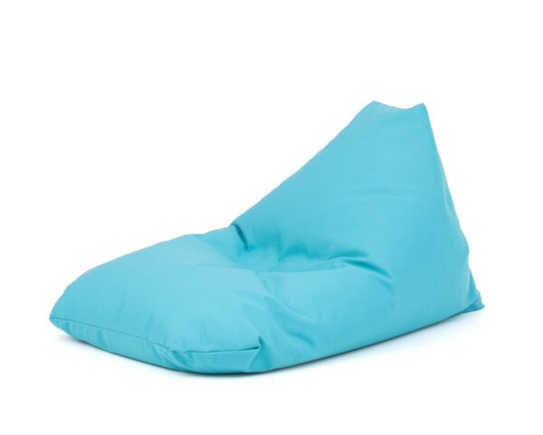 Giant Aquamarine Sunset Pouf