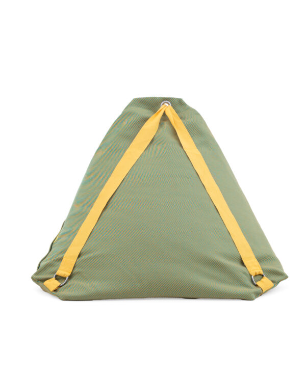 Beach Pouf Baleal Green/Orange