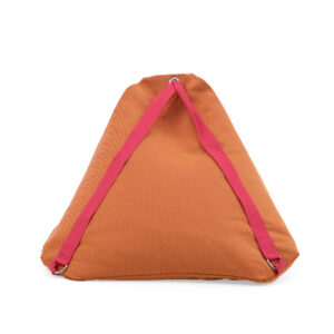 Beach Pouf Baleal Orange/ Red