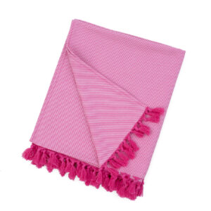 Beach Towel Baleal Pink / Ecru