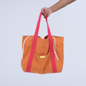 BEACH BAG BALEAL ORANGE/RED