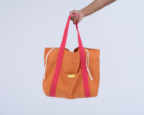 BEACH BAG BALEAL ORANGE/RED