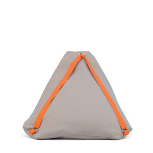 Beach Pouf Baleal Turquoise / Orange