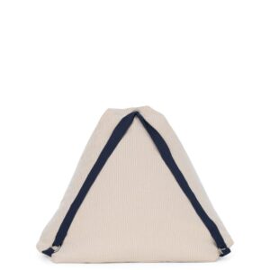 Espichel Beige Beach Pouf