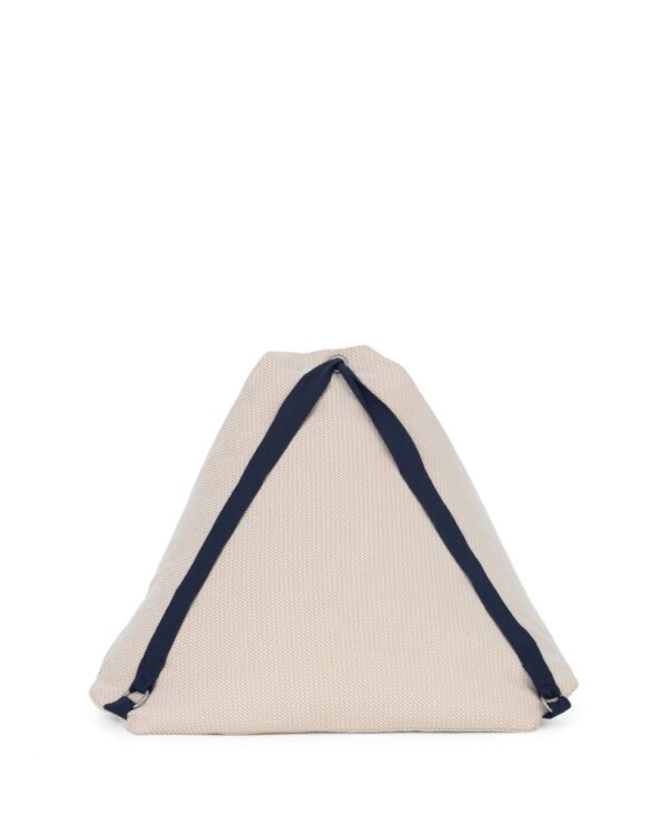 Espichel Beige Beach Pouf
