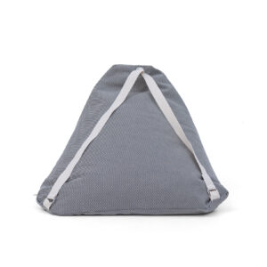 BEACH POUF BLACK/ECRU