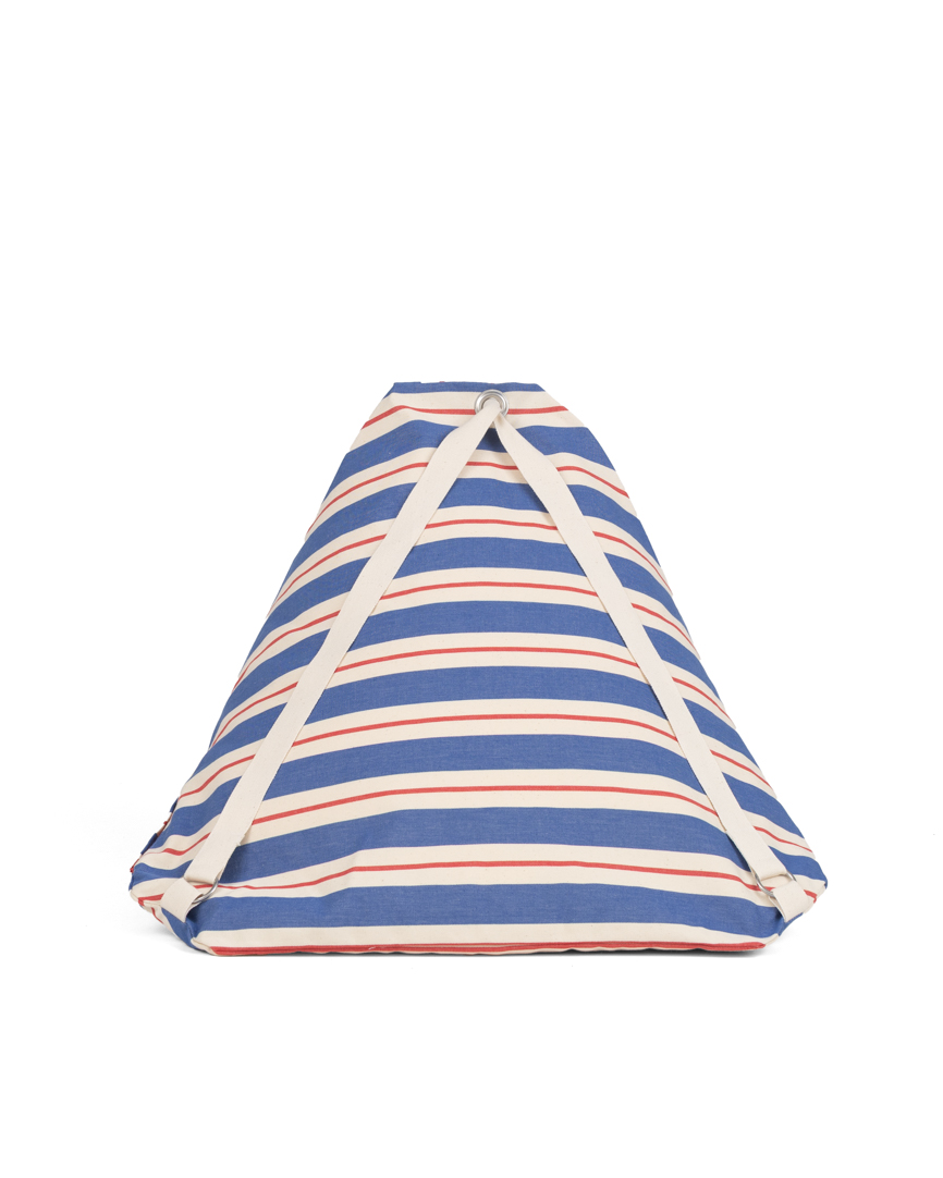 BEACH POUF CORDOAMA BLUE